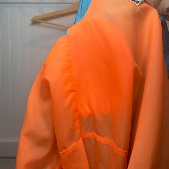 Vtg 80s East West Neon Windbreaker Retro Funky Fresh Prince Jacket Ski Fun Snow - Picture 6 of 7